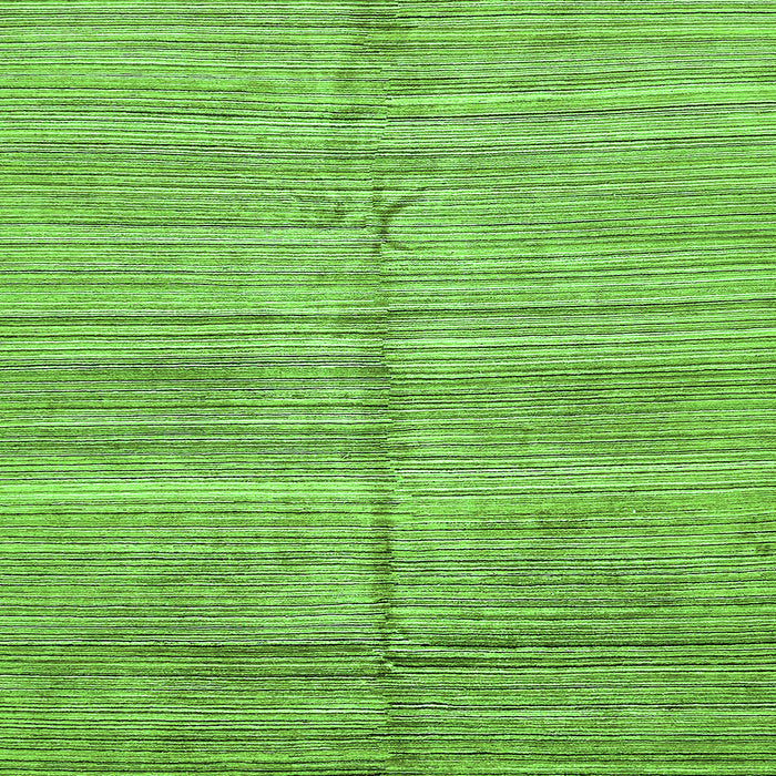 Square Machine Washable Abstract Green Modern Area Rugs, wshabs423grn