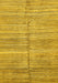 Abstract Yellow Modern Rug, abs423yw