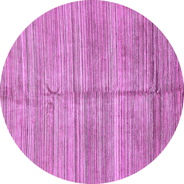 Round Abstract Purple Modern Rug, abs423pur