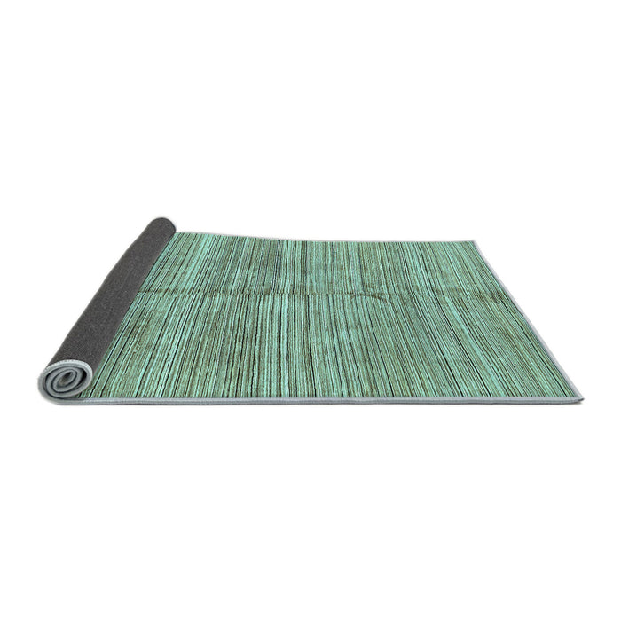 Sideview of Abstract Light Blue Modern Rug, abs423lblu