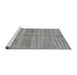 Sideview of Machine Washable Abstract Gray Modern Rug, wshabs423gry