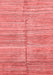 Abstract Red Modern Area Rugs