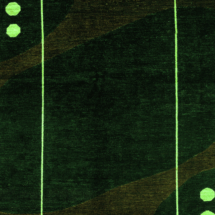 Oriental Green Modern Rug, abs4240grn