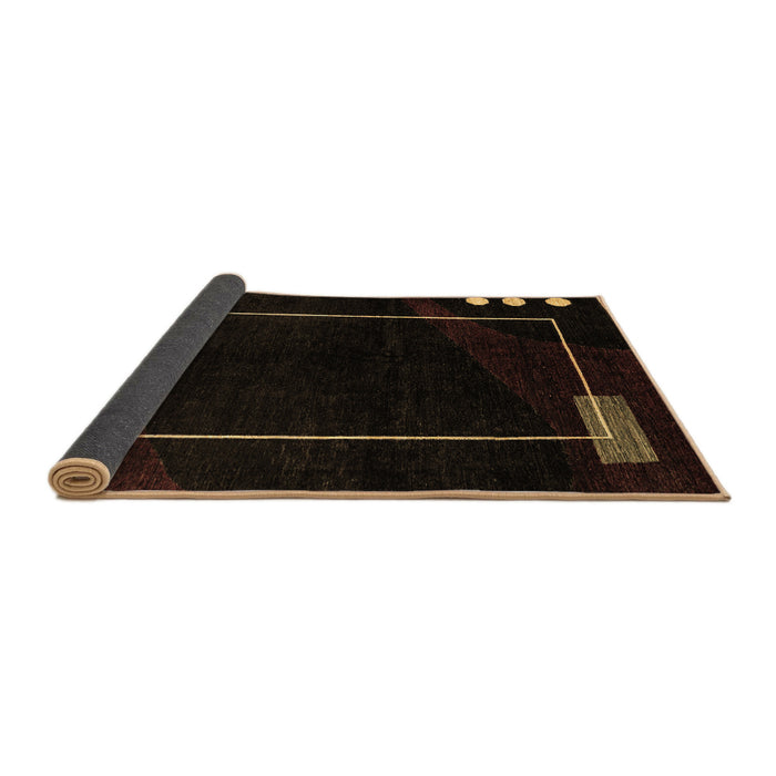 Sideview of Oriental Brown Modern Rug, abs4240brn