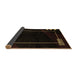 Sideview of Oriental Brown Modern Rug, abs4240brn