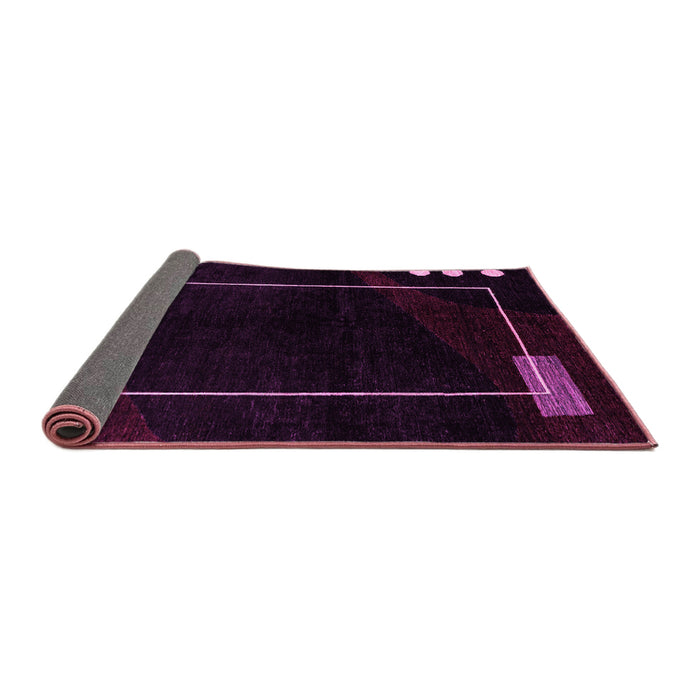 Sideview of Oriental Pink Modern Rug, abs4240pnk