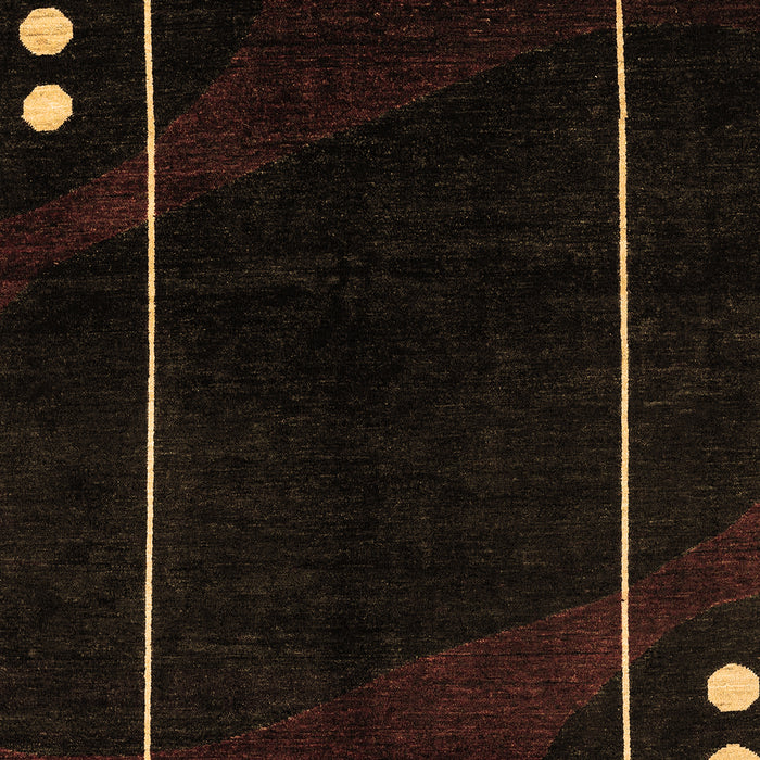 Machine Washable Oriental Brown Modern Rug, wshabs4240brn