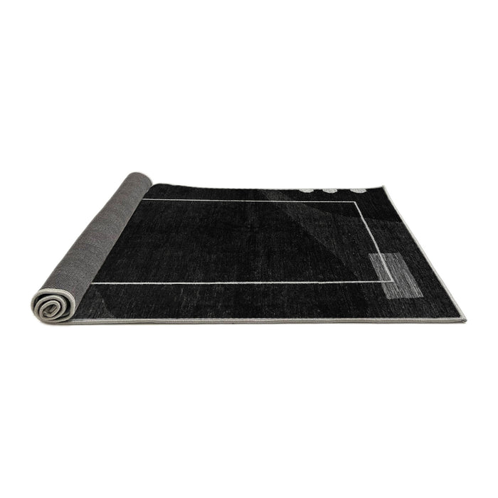 Sideview of Oriental Gray Modern Rug, abs4240gry