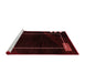 Modern Red Washable Rugs