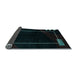 Sideview of Oriental Light Blue Modern Rug, abs4240lblu