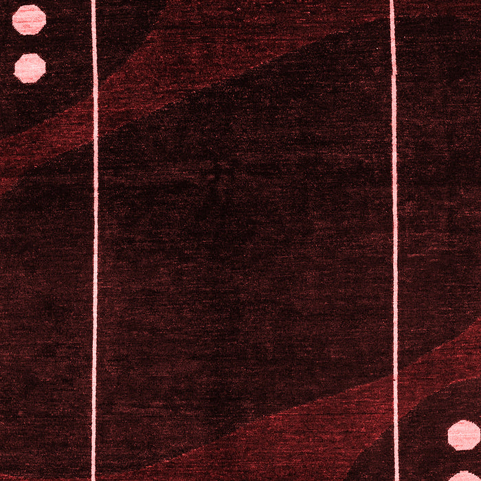 Machine Washable Oriental Red Modern Rug, wshabs4240red