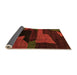 Sideview of Oriental Orange Modern Rug, abs4241org