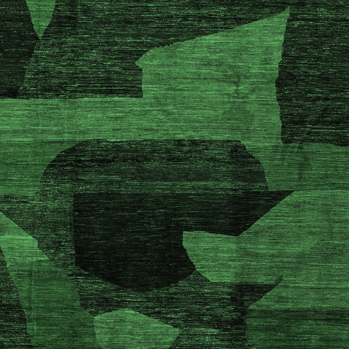 Oriental Emerald Green Modern Rug, abs4241emgrn