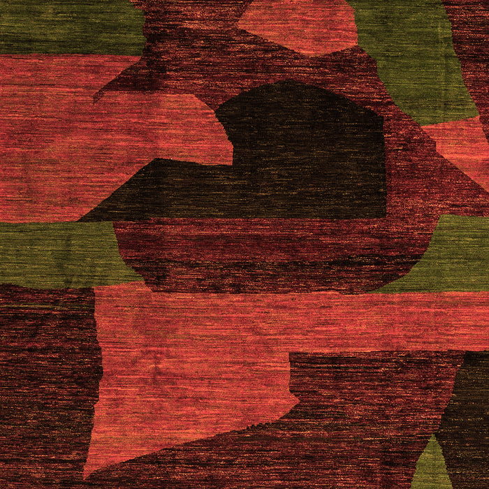 Oriental Orange Modern Rug, abs4241org