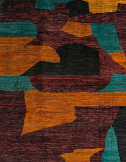 Abstract Red Oriental Rug, abs4241