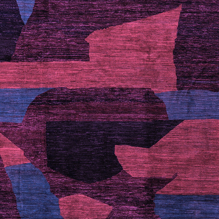 Machine Washable Oriental Purple Modern Area Rugs, wshabs4241pur