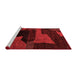 Modern Red Washable Rugs