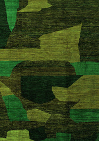 Oriental Green Modern Rug, abs4241grn