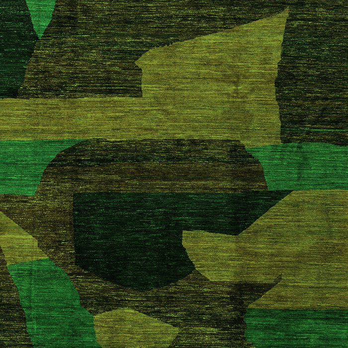 Oriental Green Modern Rug, abs4241grn