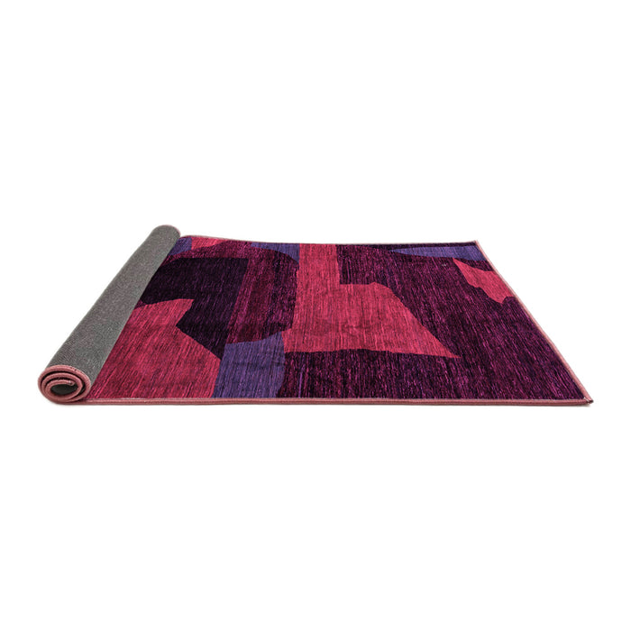 Sideview of Oriental Pink Modern Rug, abs4241pnk
