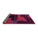 Sideview of Oriental Pink Modern Rug, abs4241pnk