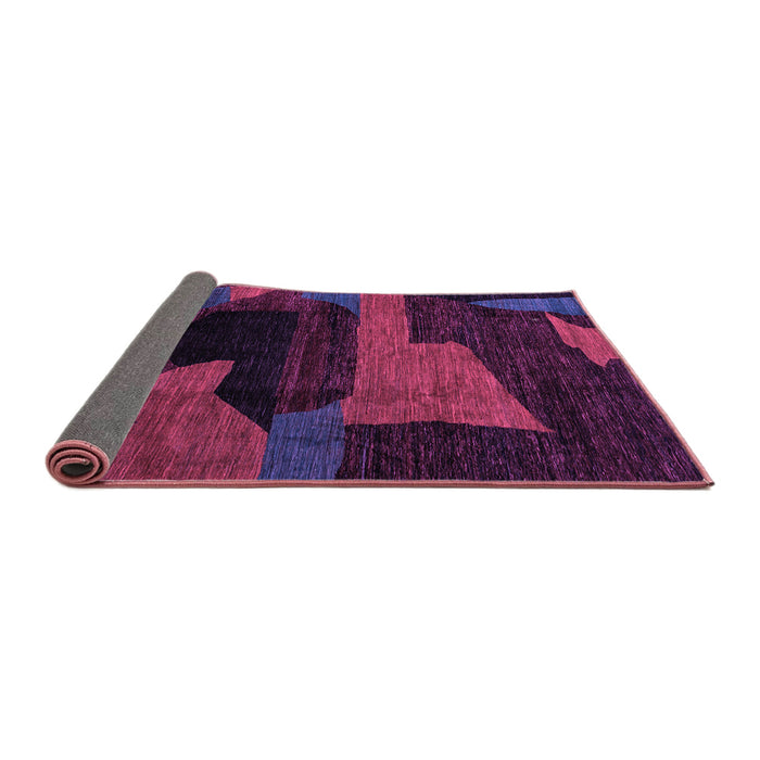Sideview of Oriental Purple Modern Rug, abs4241pur
