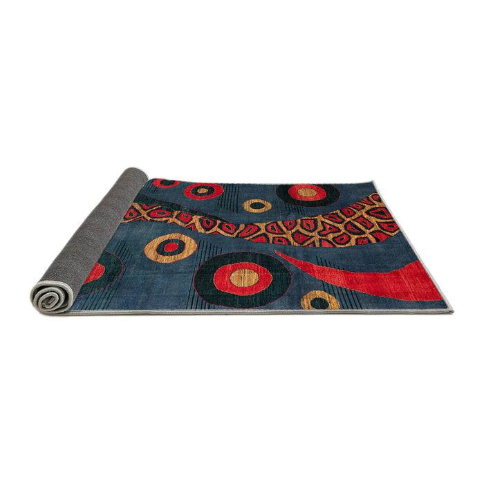 Sideview of Abstract Red Oriental Rug, abs4242