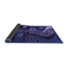 Sideview of Oriental Blue Modern Rug, abs4242blu