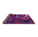 Sideview of Oriental Pink Modern Rug, abs4242pnk