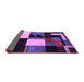 Sideview of Oriental Purple Modern Rug, abs4243pur