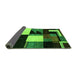 Sideview of Oriental Green Modern Rug, abs4243grn