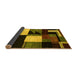 Sideview of Oriental Yellow Modern Rug, abs4243yw