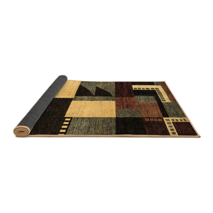 Sideview of Oriental Brown Modern Rug, abs4243brn