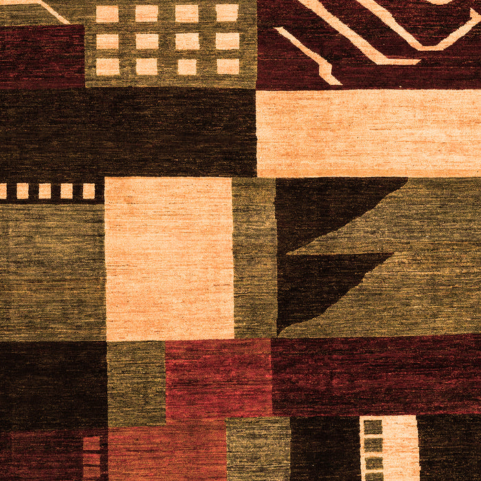 Machine Washable Oriental Orange Modern Area Rugs, wshabs4243org