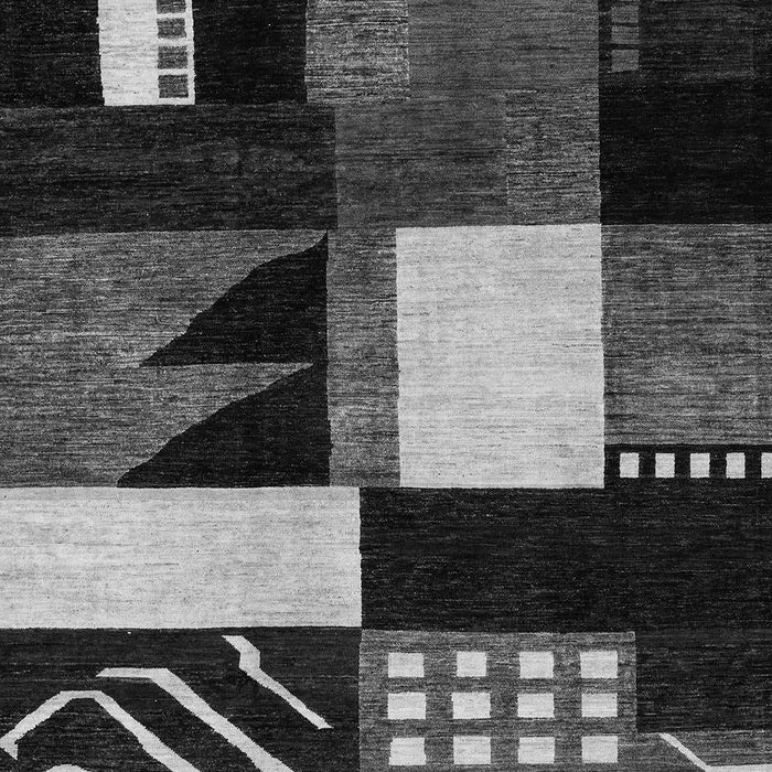 Oriental Gray Modern Rug, abs4243gry