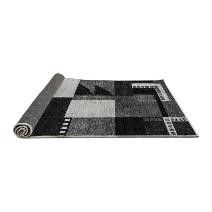 Sideview of Oriental Gray Modern Rug, abs4243gry