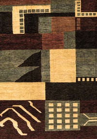 Oriental Brown Modern Rug, abs4243brn