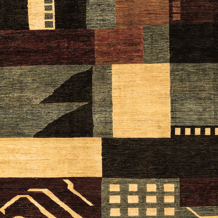 Oriental Brown Modern Rug, abs4243brn