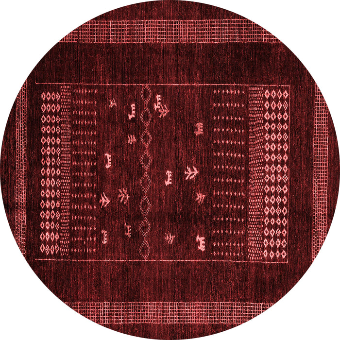 Machine Washable Oriental Red Modern Rug, wshabs4244red