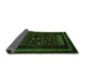 Sideview of Oriental Green Modern Rug, abs4244grn