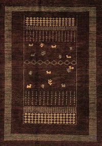 Oriental Brown Modern Rug, abs4244brn