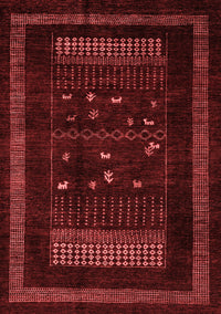 Oriental Red Modern Rug, abs4244red