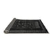 Sideview of Oriental Gray Modern Rug, abs4244gry