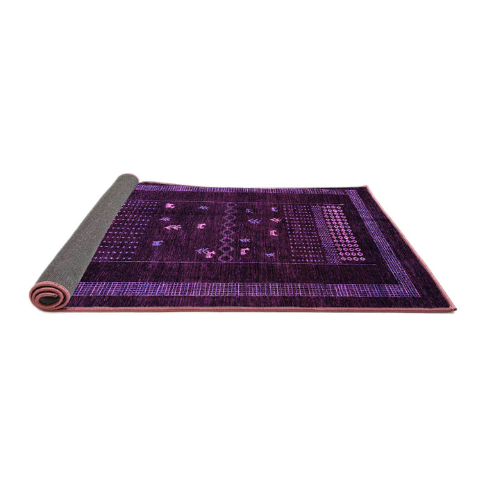 Sideview of Oriental Purple Modern Rug, abs4244pur