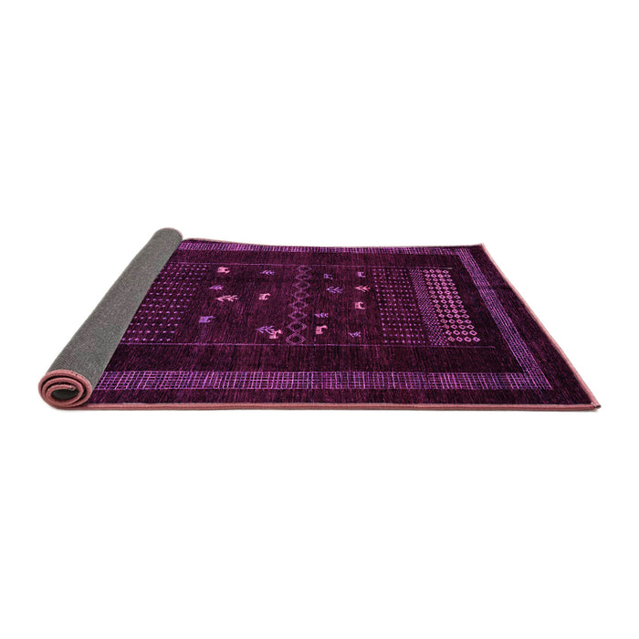 Sideview of Oriental Pink Modern Rug, abs4244pnk