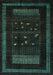 Oriental Turquoise Modern Rug, abs4244turq