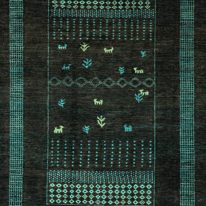 Oriental Turquoise Modern Rug, abs4244turq