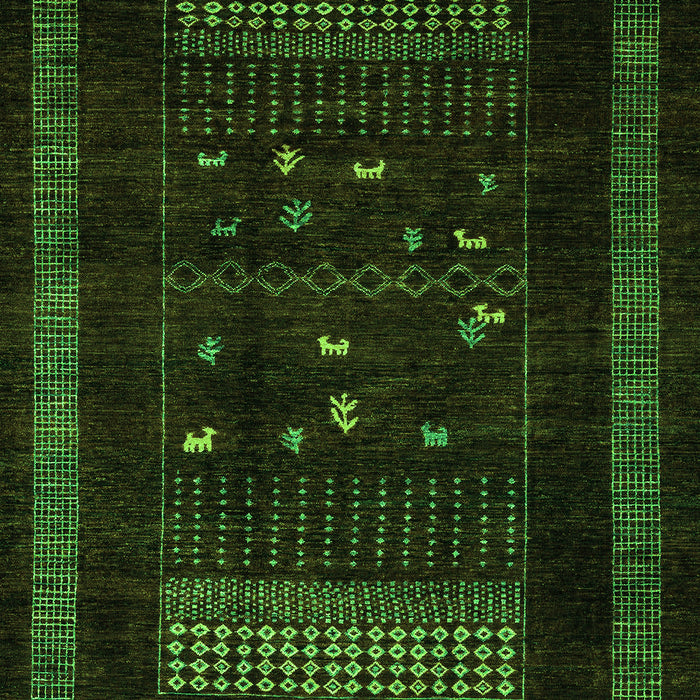 Oriental Green Modern Rug, abs4244grn