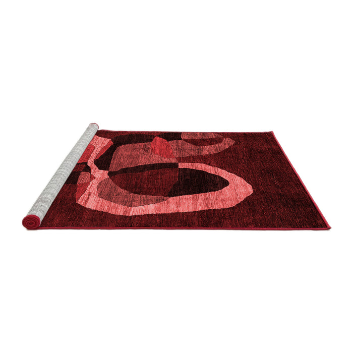 Modern Red Washable Rugs