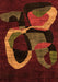 Oriental Orange Modern Rug, abs4245org